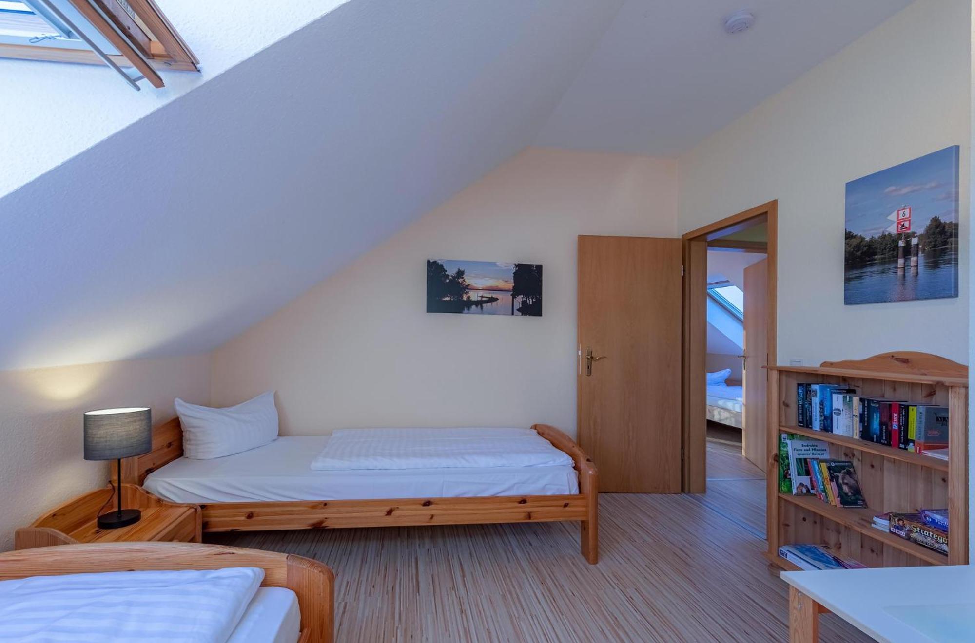 Ferienhaus Schwanensee Fuenfseen Esterno foto